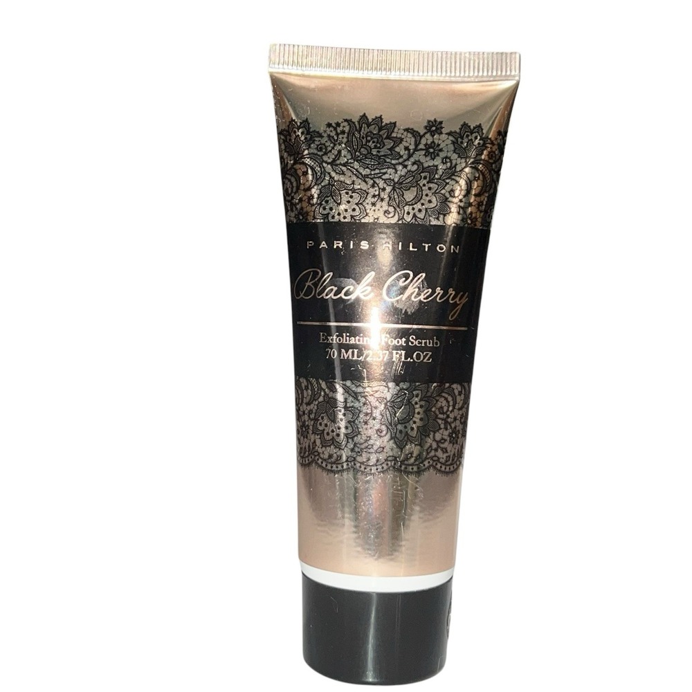 Paris Hilton Black Cherry Exfoliating Foot Scrub 70 ML/2.37 Fl.oz New Not Sealed
